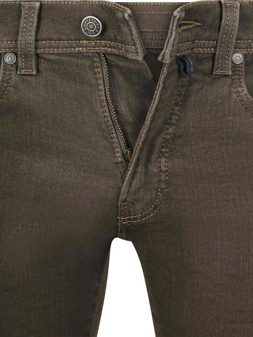Spodnie Pierre Cardin Lyon Tapered Raw brązowe Product / Detail
