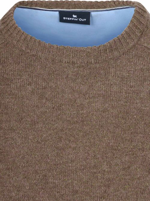 Sweter Steppin' Out z wełny jagnięcej w kolorze brązowym Product / Detail