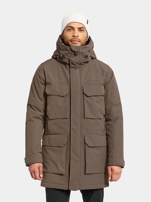 Didriksons Parka Drew Taupe Model / Voorkant