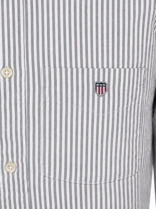 Gant Shirt Oxford Stripe Light brown