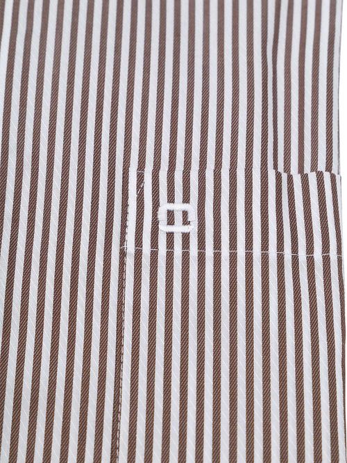 Olymp Luxor Shirt Stripes Brown Product / Detail