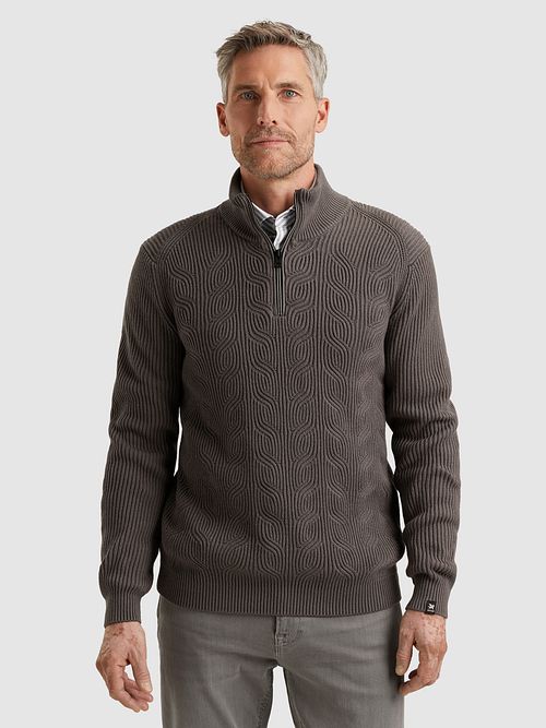Vanguard Pullover Half Zip Structure Taupe