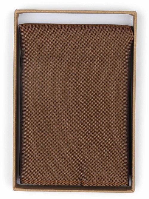 Suitable Silk Pocket Square Brown