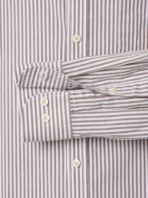 Casa Moda Overhemd Strepen Bruin Product / Detail