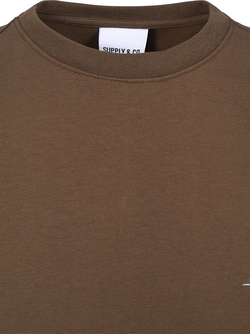 Supply & Co T-Shirt Backprint Bruin Product / Detail