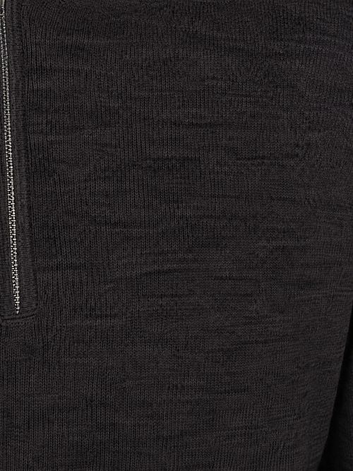 Profuomo Half Zip Pullover Merinowol Donkerbruin Product / Detail