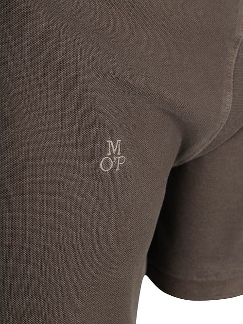 Marc O'Polo Pikétröja Piqué Nickle Brun Product / Detail