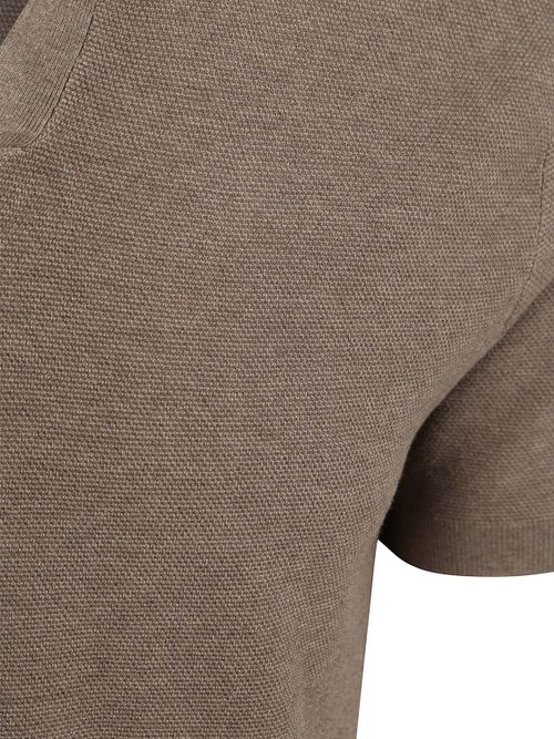 Profuomo Polo Riva Luxury Structure Taupe Product / Detail