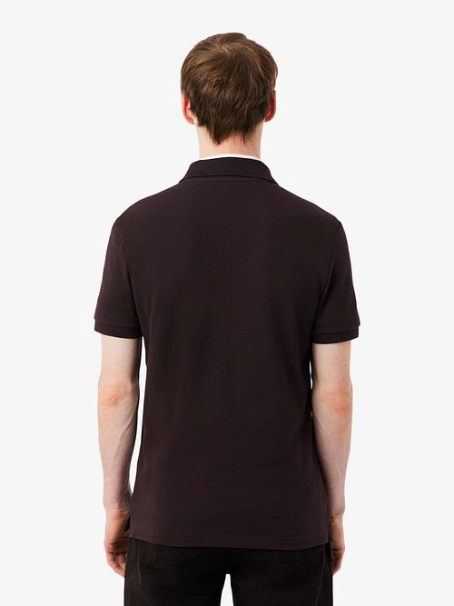 Lacoste Poloshirt Buffalo Brun Model / Achterkant