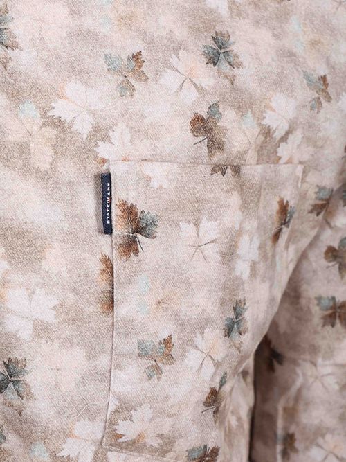 State Of Art Skjorte Blomsterprint Brun Product / Detail