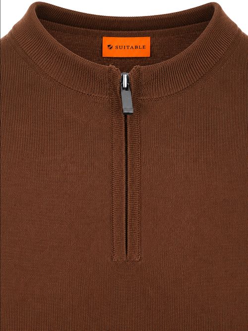 Suitable Besætning Lynlås Merino Brun Product / Detail