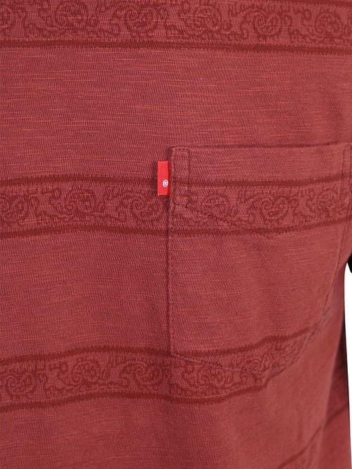 Levi's Classic Camiseta De Rayas Rood Product / Detail