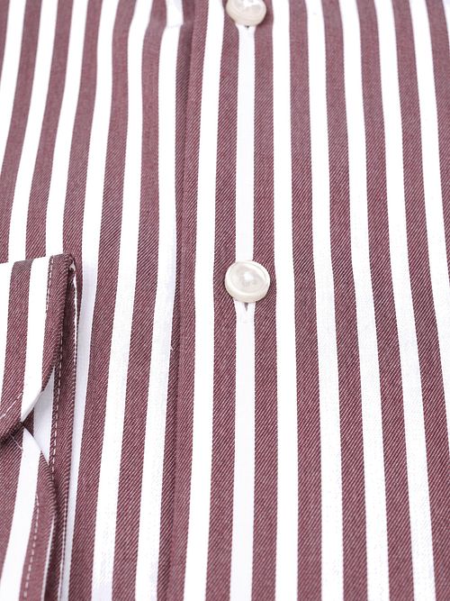 Olymp Luxor Shirt Stripes Burgundy