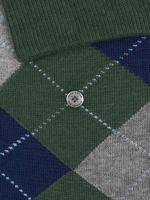 Calze Burlington Manchester a rombi verde 7982 Product / Detail