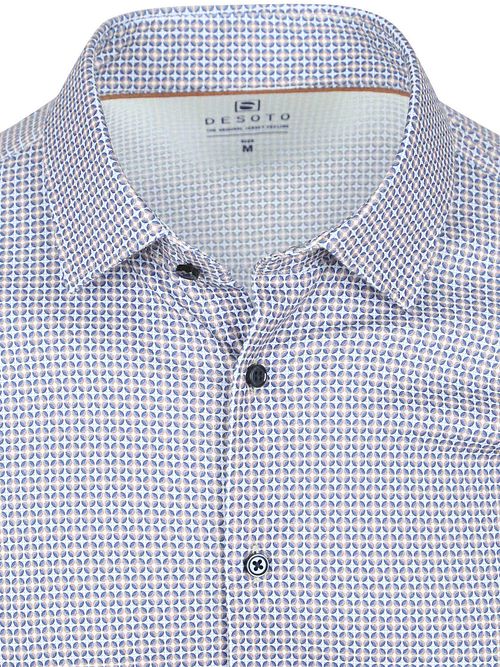 Camicia Desoto con stampa blu Product / Detail