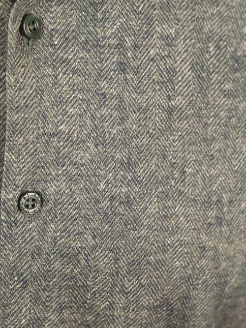 Camicia jersey herringbone State Of Art verde Product / Detail