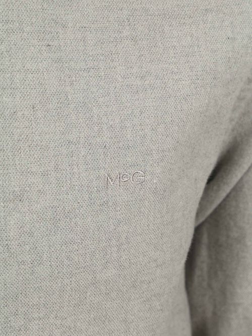 Camicia McGregor in flanella mélange grigia Product / Detail