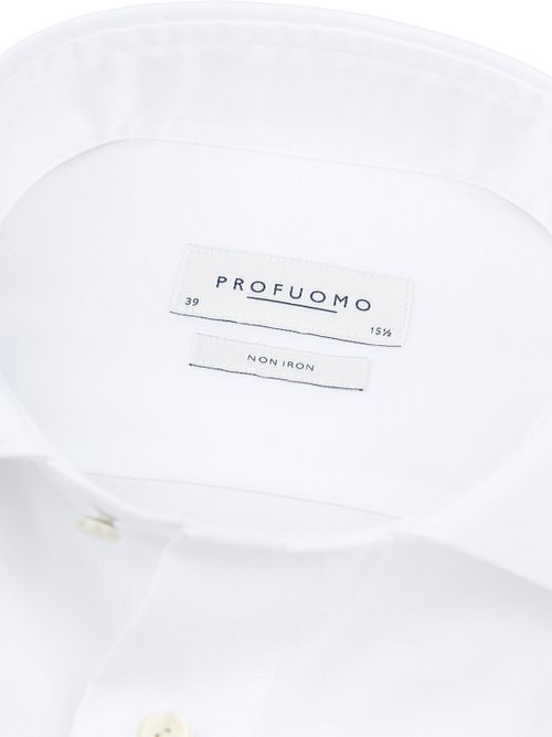 Camicia Profuomo Twill Bianca Product / Detail