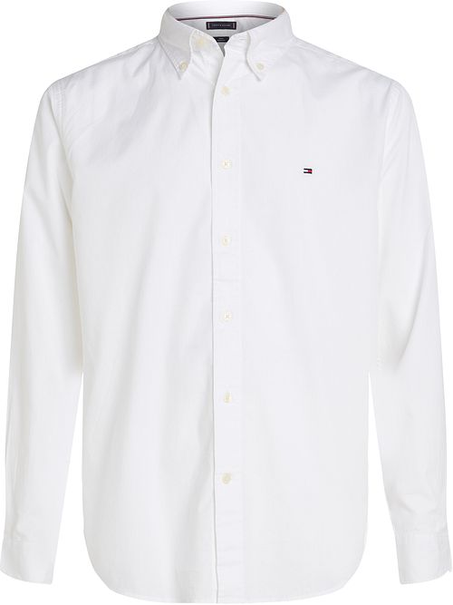 Camicia Tommy Hilfiger in popeline Flex bianca Product