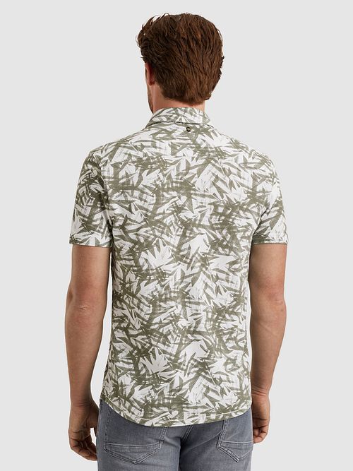 Camisa de manga corta con estampado verde PME Legend Model / Achterkant