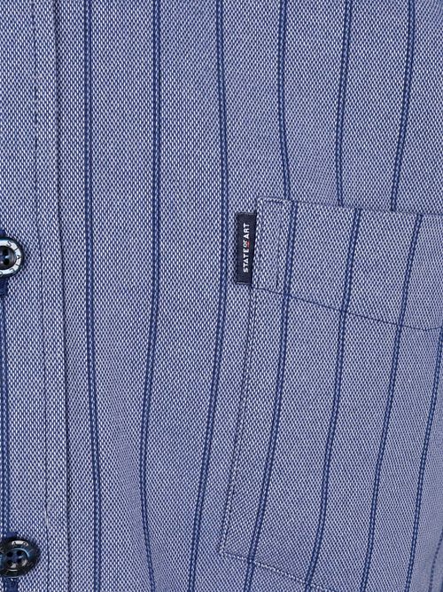 Camisa de rayas de State of Art en azul marino Product / Detail