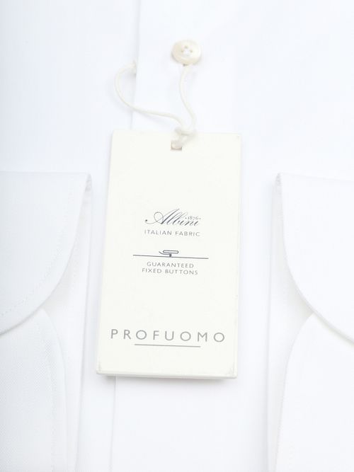 Camisa de vestir Profuomo Royal Twill blanca Product / Detail
