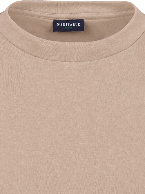 Camiseta Suitable Rink de punto pesado con estampado en la espalda en topo Product / Detail