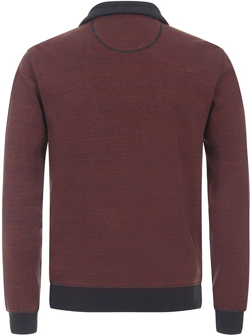 Casa Moda Half Zip Pullover Bordeaux Product / Achterkant