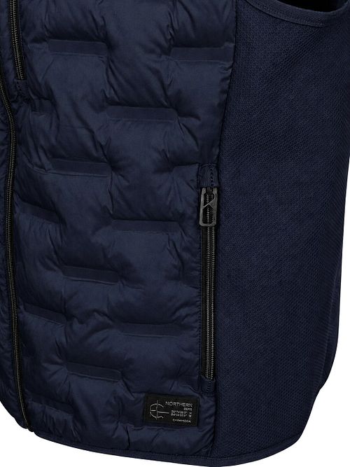 CASAMODA Bodywarmer Hybrid Puffer Marine