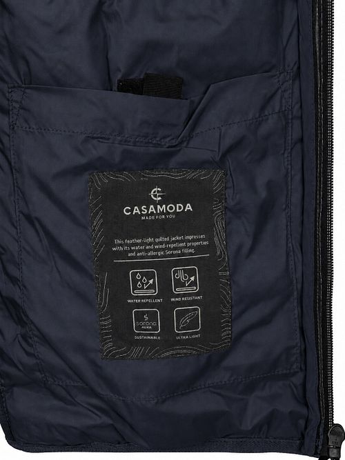 CASAMODA Bodywarmer Hybrid Puffer Navy