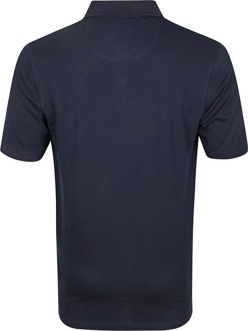 CASAMODA Polo Stretch Mörkblå Product / Achterkant