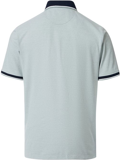 CASAMODA Polo Piqué Contrast Ljusgrön Product / Achterkant