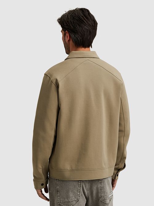 Cast Iron Koszula Overshirt Dresowa Khaki Model / Achterkant