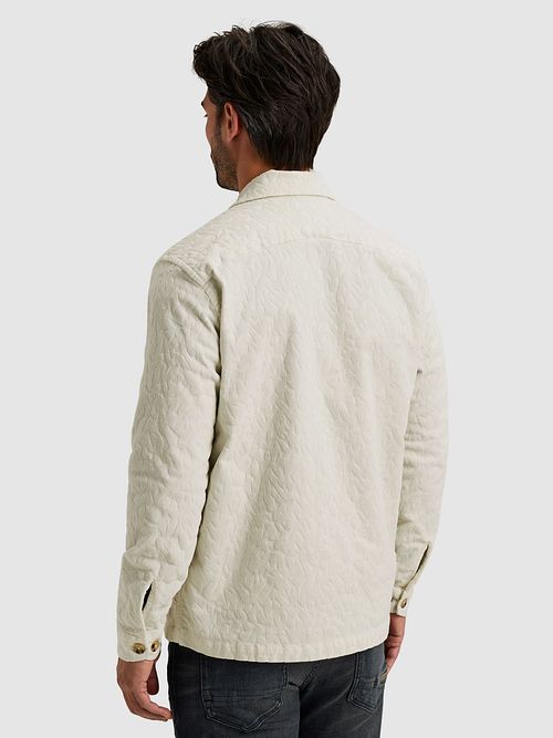 Cast Iron Overshirt Corduroy Ekru Model / Achterkant