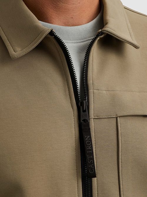 Cast Iron Hemdjacke Interlock Sweat Kaki Model / Detail