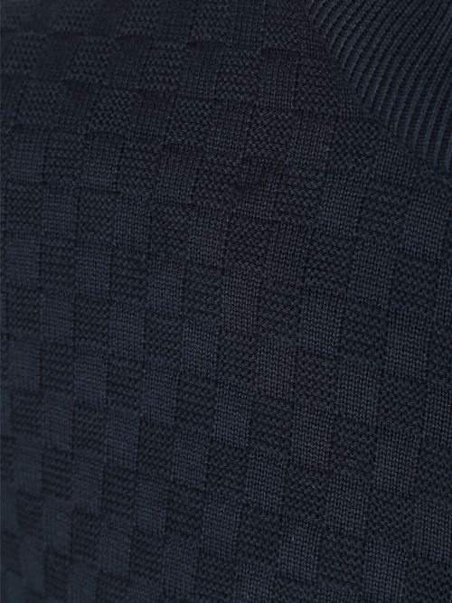 Chaleco GANT con textura azul marino Product / Detail