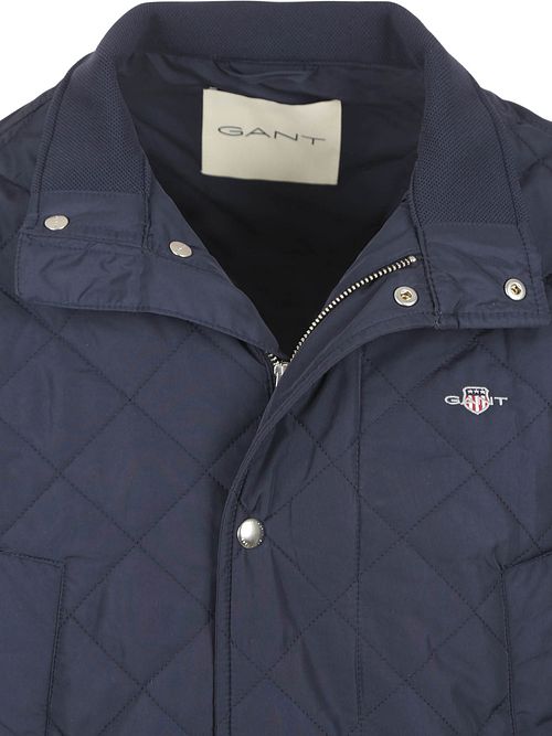 Chaqueta acolchada tipo windcheater de GANT en azul marino Product / Detail