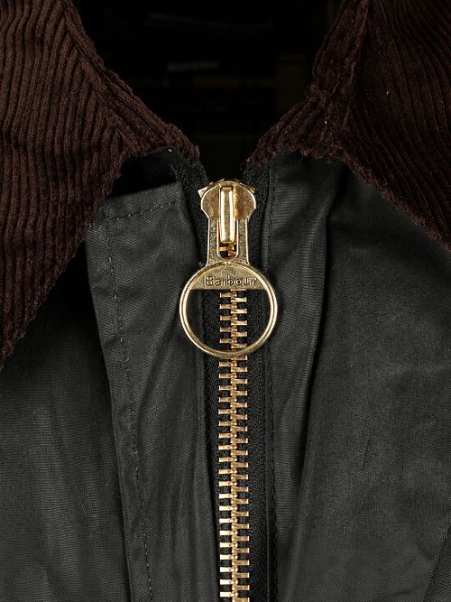 Chaqueta encerada Barbour Border verde Product / Detail