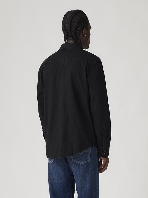 Chemise Levi's Barstow noire Model / Achterkant