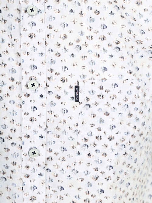 Chemise manches courtes State of Art imprimé Blanc Product / Detail