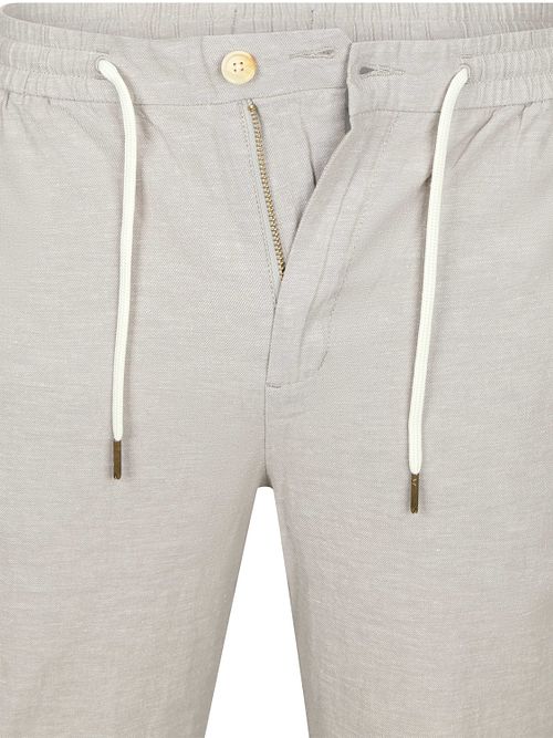 Chinosy Scotch and Soda Warren z bawełny i lnu w kolorze greige Product / Detail
