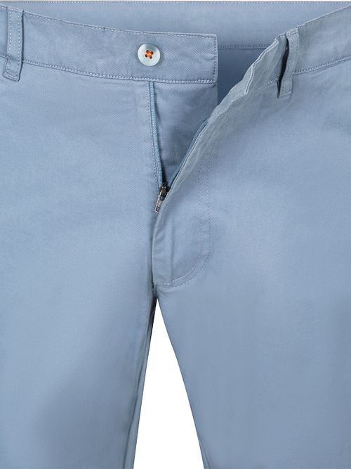 Chinosy Suitable Peano Twill w kolorze stalowoniebieskim Product / Detail