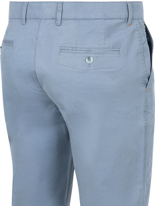 Chinosy Suitable Peano Twill w kolorze stalowoniebieskim Product / Detail