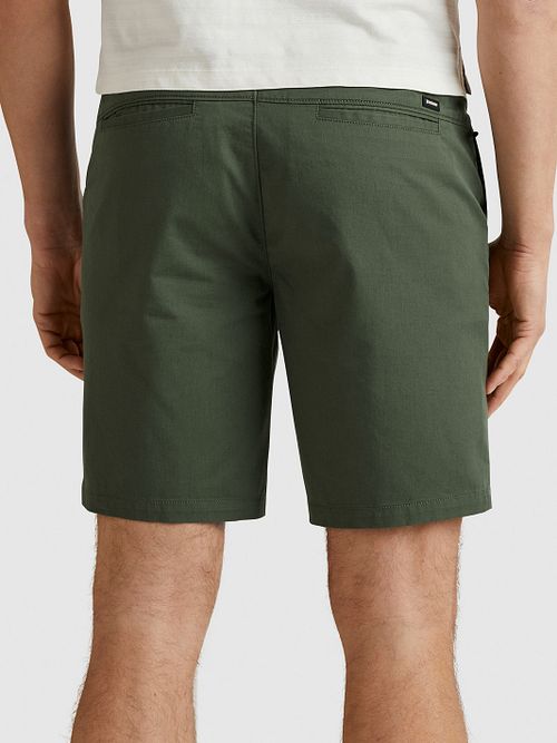 Vanguard V65 Short Fine Twill Ciemnozielone Model / Achterkant