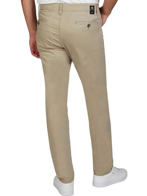 Chinosy Club Of Comfort Marvin w odcieniu greige Model / Achterkant