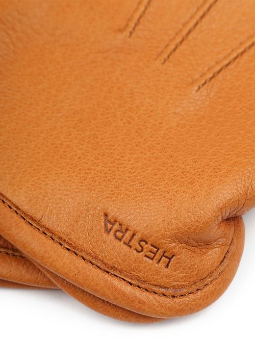 Guanto Hestra Andrew in pelle cognac Product / Detail
