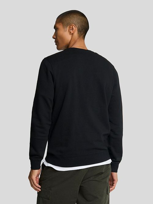Sweter Lyle & Scott czarny Model / Achterkant