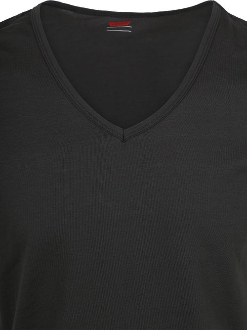T-shirty Levi's z dekoltem V, czarne – zestaw 2 sztuk Product / Detail