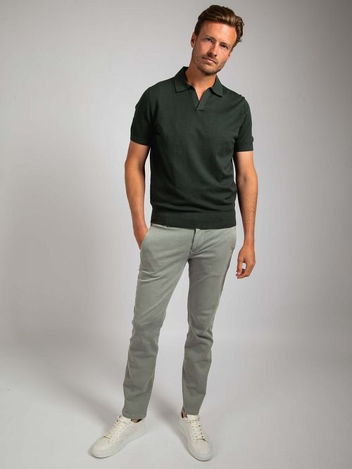 Suitable Polo Shirt Riva Compact Dark Green Model / Voorkant