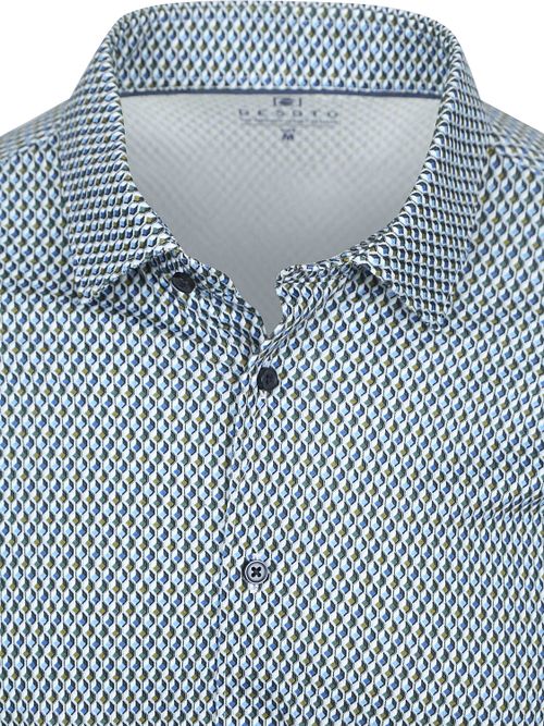 Desoto Chemise Squares Vert Bleu Product / Detail